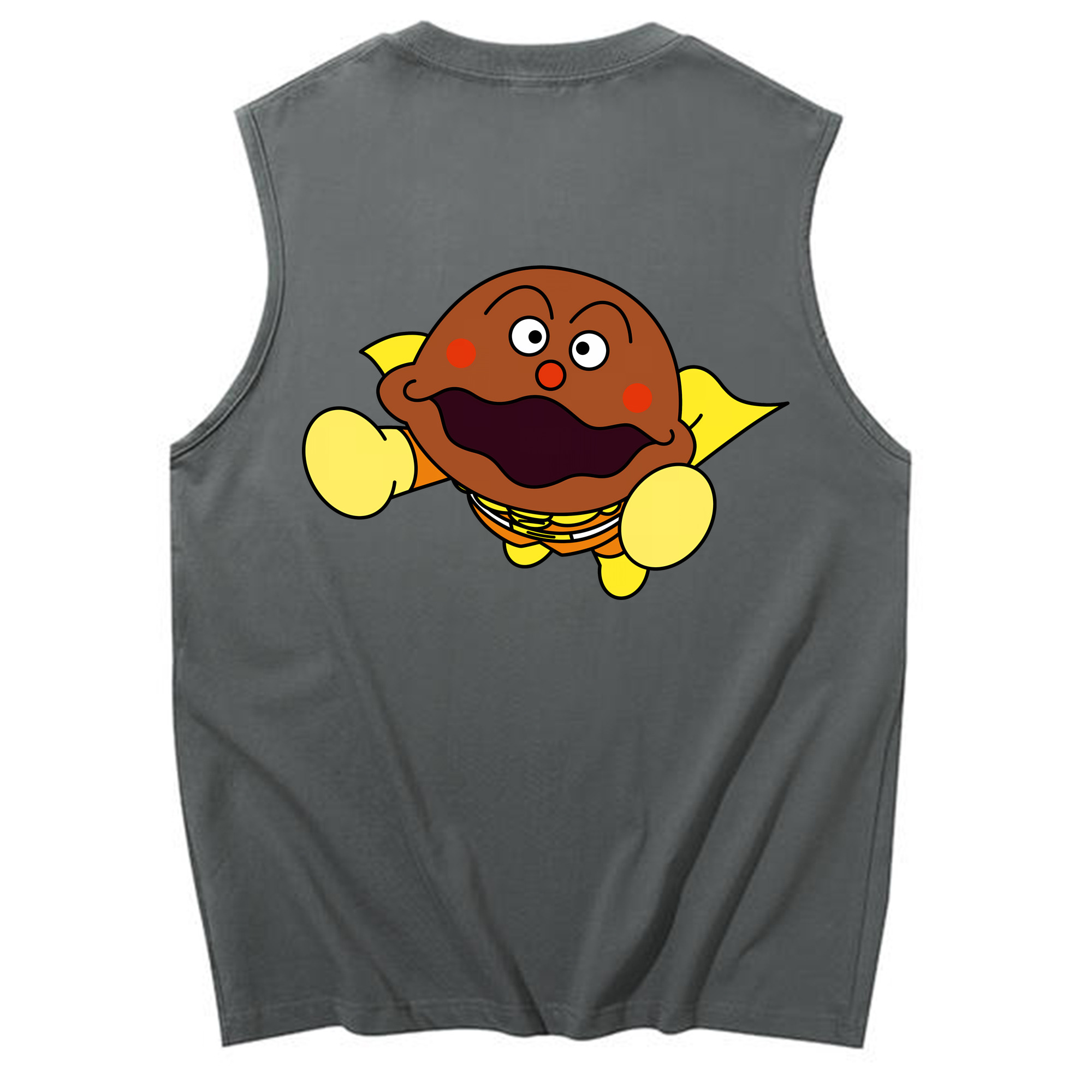 （画像用） アンパンマン Anpanman コットン100％タンクトップ（背面プリント）